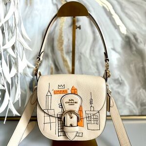 Like New Coach X Jean Michel Basquiat
Kleo Shoulder Bag 17 with COA